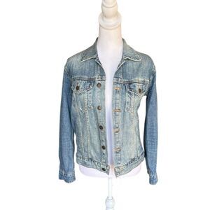 Lucky Brand The Tomboy Trucker Denim Jacket Womens Size Small